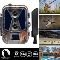 Kamera leśna fotopułapka 4K 4G LTE podgląd na żywo aplikacja PL akumulator mocna antena HC-950 Pro