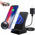 Ukryta mini kamera w ładowarce WiFi ładowarka indukcyjna detekcja ruchu