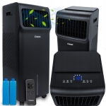 Klimator klimatyzer przenośny 18 l oczyszczacz 2w1 czarny 85 W