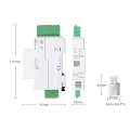 Licznik energii trójfazowy 3-fazy dwukierunkowy przekładnik 120 A ZigBee Tuya Home Assistant