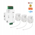 Licznik energii trójfazowy 3-fazy dwukierunkowy przekładnik 120 A ZigBee Tuya Home Assistant