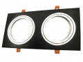 Oprawa oprawka halogenowa sufitowa AR111 ES111 podwójna regulowana 2x LED B-Line