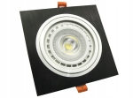 Oprawa oprawka halogenowa sufitowa regulowana AR111 czarna żarówka 12 W LED B-Line