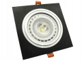 Oprawa oprawka halogenowa sufitowa regulowana AR111 czarna żarówka 12 W LED B-Line