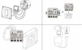 Moduł beznapięciowy NC NO mini przekaźnik sterownik ZigBee Tuya + RF