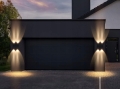 Lampa solarna ogrodowa elewacyjna Muro LED czujnik zmierzchu B-Line