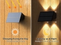 Lampa solarna ogrodowa elewacyjna Muro LED czujnik zmierzchu B-Line