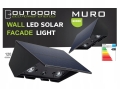 Lampa solarna ogrodowa elewacyjna Muro LED czujnik zmierzchu B-Line