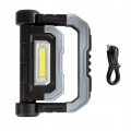 Lampa akumulatorowa LED halogen warsztatowy budowlany naświetlacz 7 W 700 lm zimna