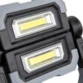 Lampa akumulatorowa LED halogen warsztatowy budowlany naświetlacz 7 W 700 lm zimna