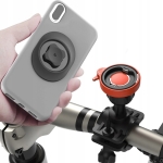 Uchwyt rowerowy mocny aluminiowy na telefon motocykl kierownicę hulajnogę