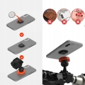Uchwyt rowerowy mocny aluminiowy na telefon motocykl kierownicę hulajnogę