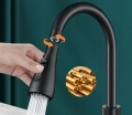 Przedłużka aerator relator adapter końcówka kranu kuchennego do baterii 3 funkcje czarna