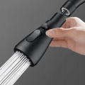 Przedłużka aerator relator adapter końcówka kranu kuchennego do baterii 3 funkcje czarna