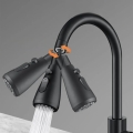 Przedłużka aerator relator adapter końcówka kranu kuchennego do baterii 3 funkcje czarna