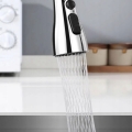 Przedłużka aerator relator adapter końcówka kranu kuchennego do baterii 3 funkcje srebrna