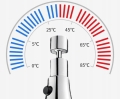 Przedłużka aerator relator adapter końcówka kranu kuchennego do baterii 3 funkcje srebrna