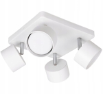 Lampa sufitowa Spot LED light 4-punktowa 4x GX53 biała + żarówki