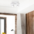 Lampa sufitowa Spot LED light 4-punktowa 4x GX53 biała + żarówki