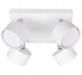 Lampa sufitowa Spot LED light 4-punktowa 4x GX53 biała + żarówki