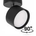 Lampa sufitowa Spot LED ścienna punktowa GX53 czarna
