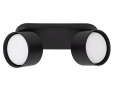Lampa sufitowa Spot light 2-punktowa 2x GX53 czarna + żarówki