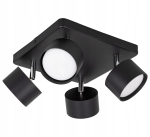 Lampa sufitowa Spot LED light 4-punktowa 4x GX53 czarna