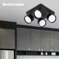 Lampa sufitowa Spot LED light 4-punktowa 4x GX53 czarna