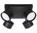 Lampa sufitowa Spot LED light 4-punktowa 4x GX53 czarna