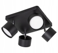 Lampa sufitowa Spot LED light 4-punktowa 4x GX53 czarna