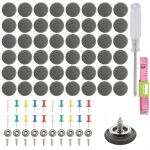 Samochodowy zestaw naprawczy do naprawy podsufitki samochodowej ciemnoszary 100 szt.