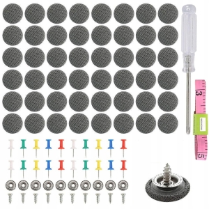 Samochodowy zestaw naprawczy do naprawy podsufitki samochodowej ciemnoszary 100 szt.