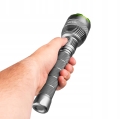 Latarka taktyczna akumulatorowa wodoodporna Seria Vayox Pro Long LED zoom USB-C IPX7 1000 lm
