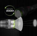 Latarka taktyczna akumulatorowa wodoodporna Seria Vayox Pro Long LED zoom USB-C IPX7 1000 lm
