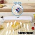 Zgrzewarka próżniowa do pakowania żywności jedzenia pakowarka wielofunkcyjna 120 W 60 kPa biała