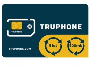 Karta telemetryczna SIM M2M Truphone bez abonamentu do lokalizatorów 5 lat 500 MB internetu