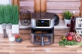 Frytkownica beztłuszczowa Air Fryer 8 l 1600 W menu PL frytownica Inox Linbox