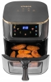 Frytkownica beztłuszczowa Air Fryer 8 l 1600 W menu PL frytownica Inox Linbox