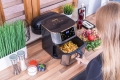 Frytkownica beztłuszczowa Air Fryer 8 l 1600 W menu PL frytownica Inox Linbox