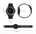 Zegarek sportowy Smartwatch Imilab KW66 IP68 puls czarny