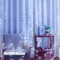 Kurtyna świetlna lampki na druciku girlanda białe zimne 300 LED 3 x 3 m