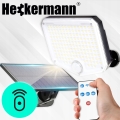 Mocna lampa solarna ogrodowa uliczna LED czujnik zmierzchu ruchu halogen 300 W 153 LED