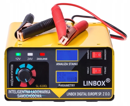 Prostownik pulsacyjny samochodowy do akumulatora 12 V  24 V 20 A