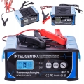 Prostownik pulsacyjny samochodowy do akumulatora 12 V 24 V 11 A AGM Start-Stop