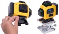 Poziomica laserowa 360° laser krzyżowy 4D Linbox Eco zestaw walizka