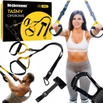 Taśmy do ćwiczeń crossfit  oporowe pasy uchwyty treningowe + akcesoria