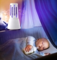 Lampa owadobójcza UV USB na komary muchy owady mocna