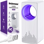 Lampa owadobójcza tuba wciągająca UV USB na komary muchy owady mocna cicha