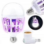 Żarówka owadobójcza UV na komary muchy owady lampa owadobójcza 15 W