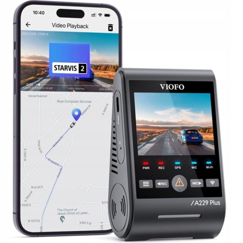 Kamera samochodowa wideorejestrator Viofo A229 Plus 1CH HDR GPS WiFi Sony Stavis 2